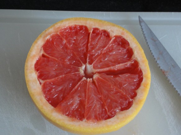 Grapefruit half